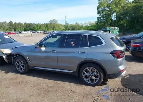 2024 BMW X3 xDrive30I из США, поврежденный, VIN 5UX53DP09R9U54829